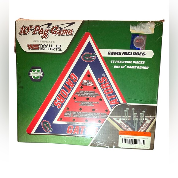 Board Games- 10” Peg Games by Wild Sports NIB - Picture 3 of 3